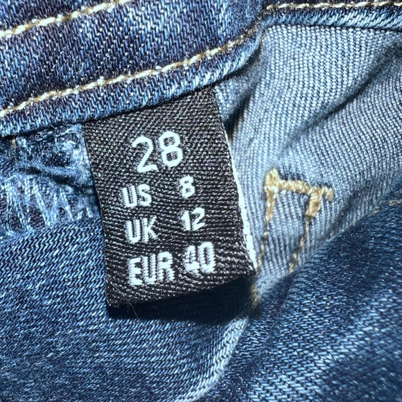 Style J DENIM SKIRT WOMEN'S DENIM SKIRTS - MODEST JEANS BLUE SIZE 8 - Picture 6 of 6